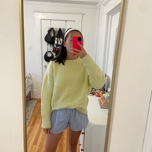 Zara yellow sweater size S